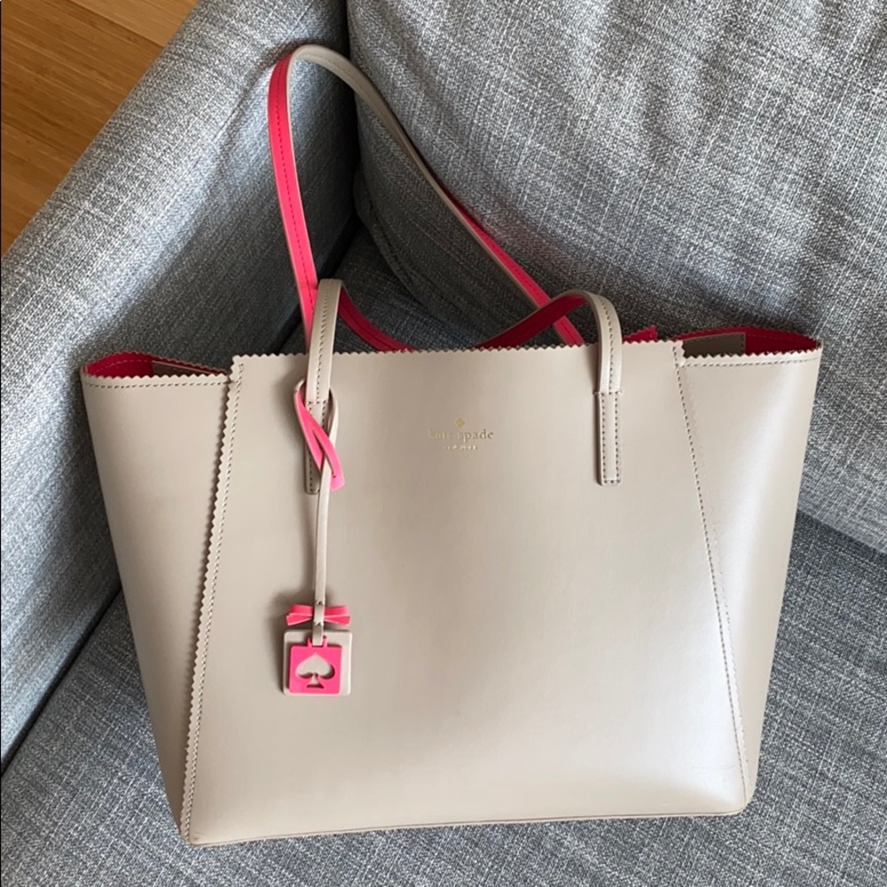 kate spade • medium zipper tote